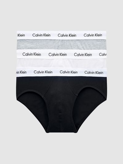 Calvin Klein Underwear HU619295 | Calvin Klein Cotton Stretch Férfi Alsónemű Fekete / Fehér / Szürke